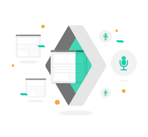 Transform your selected content into audio